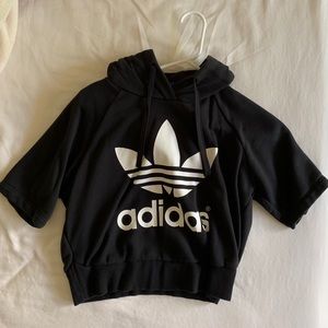 ADIDAS HOODIE CROP TOP
